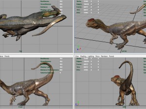 dilophosaurus Model 3D