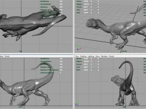 dilophosaurus 3D Model