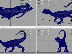 dilophosaurus 3D Model