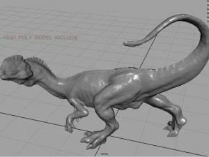 dilophosaurus Model 3D