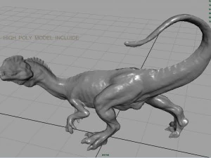 dilophosaurus 3D Model