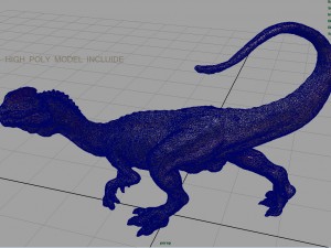 dilophosaurus Model 3D