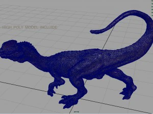 dilophosaurus 3D Model