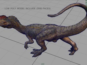 dilophosaurus 3D Model