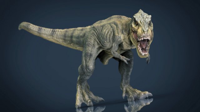 tyrannosaurus rex 3D Model .c4d .max .obj .3ds .fbx .stl .blend 