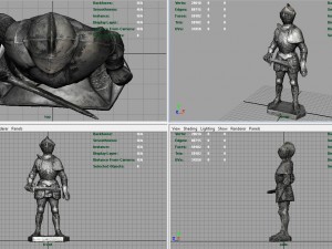 knight armor Modelo 3D
