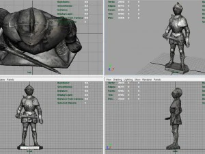 armadura de cavaleiro Modelo 3D