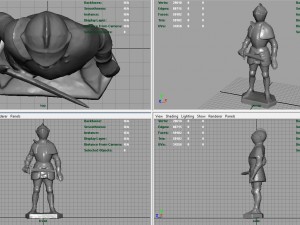 knight armor Modelo 3D