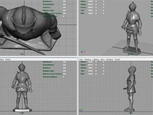 armadura de cavaleiro Modelo 3D