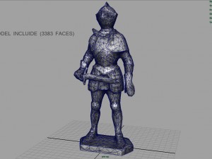 knight armor Modelo 3D
