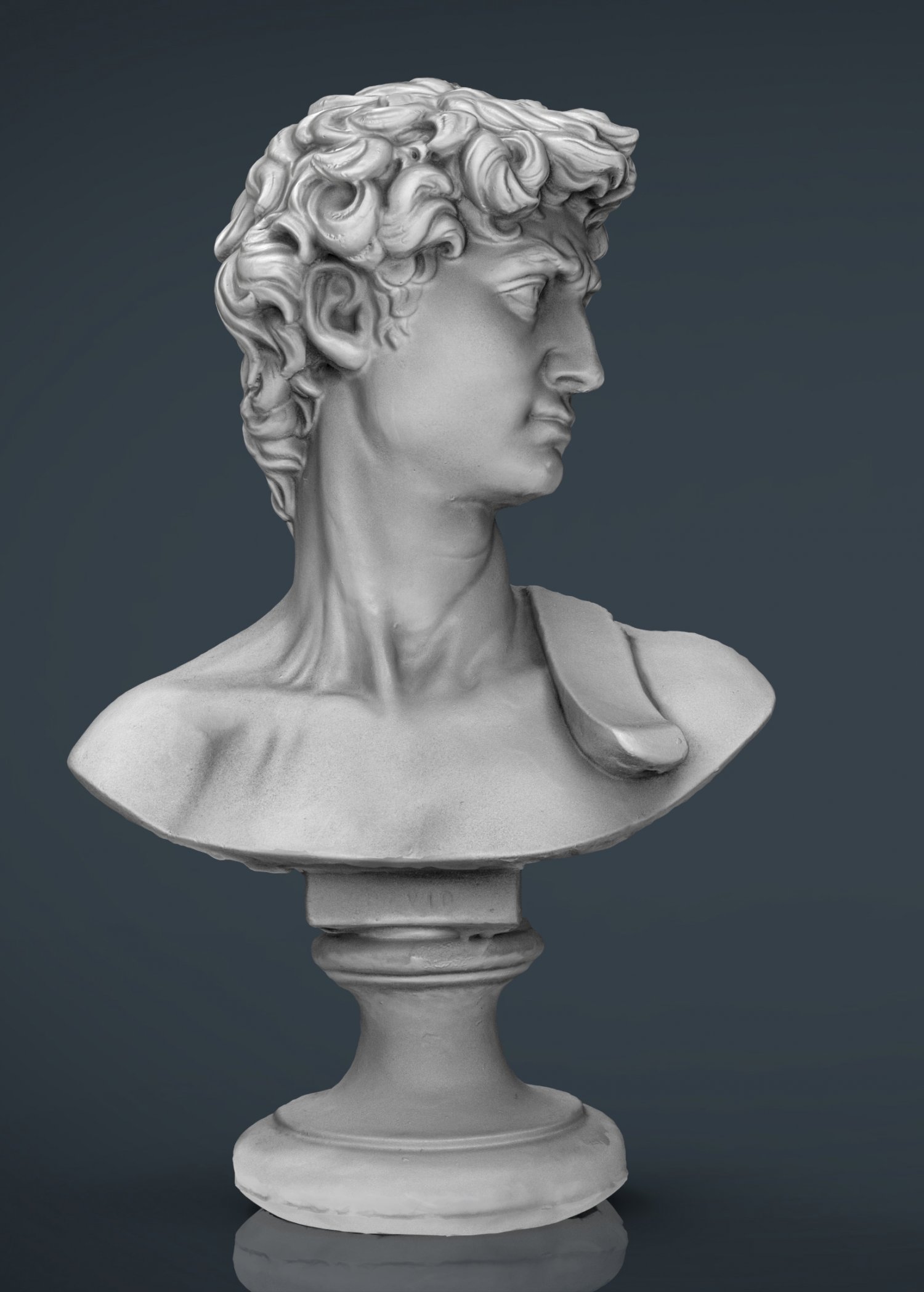 David Bust 3D Model in Sculpture 3DExport