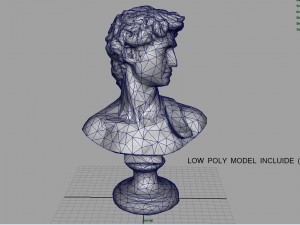 david bust Modelo 3D