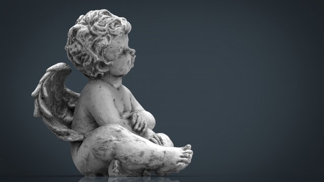angel 4 3D Модель .c4d .max .obj .3ds .fbx .stl .blend 