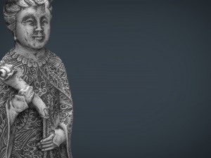 old chinese figure statue woman Modelo 3D