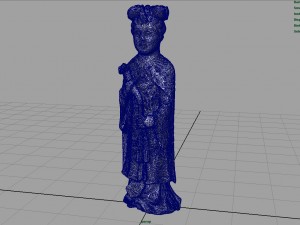 old chinese figure statue woman Modelo 3D