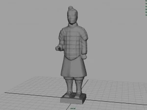 terracotta warriors soldier 3D Model