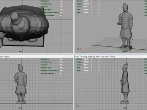 terracotta warriors soldier 3D Model