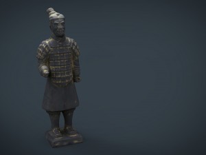 terracotta warriors soldier 3Dモデル