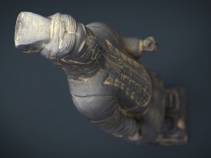 terracotta warriors officer 3D मॉडल
