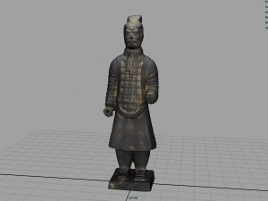 terracotta warriors officer 3D Model