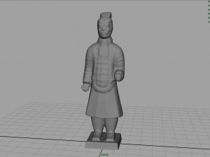 terracotta warriors officer 3D Model