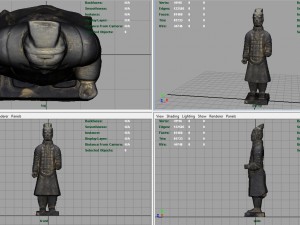terracotta warriors officer 3D Model