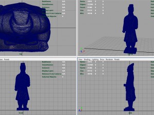 terracotta warriors officer 3D Model