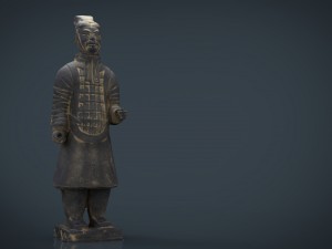 terracotta warriors officer 3D Model