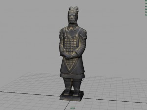 terracotta warriors general 3D मॉडल