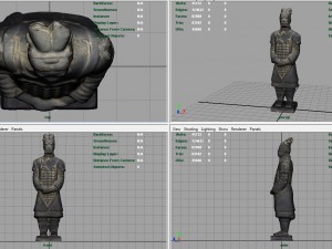 terracotta warriors general 3D मॉडल
