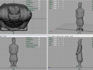 terracotta warriors general 3D मॉडल