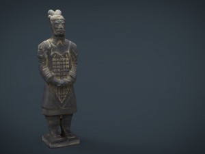 terracotta warriors general 3D मॉडल