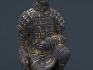 terracotta warriors archer 3D 모델