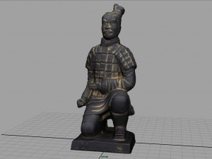 terracotta warriors archer Model 3D
