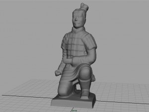 terracotta warriors archer Model 3D