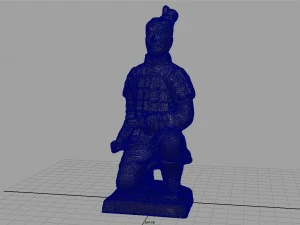 terracotta warriors archer 3D Model