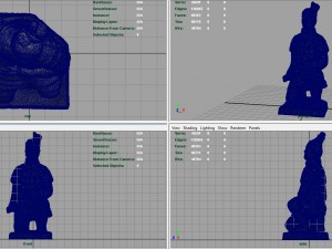 terracotta warriors archer Model 3D