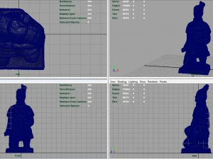 terracotta warriors archer 3D Model