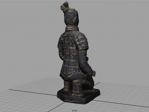 terracotta warriors archer Model 3D