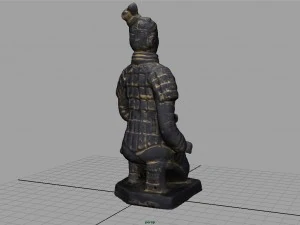 terracotta warriors archer 3D Model