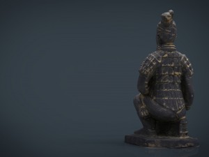 terracotta warriors archer Model 3D