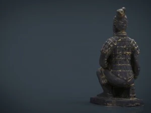 terracotta warriors archer 3D Model