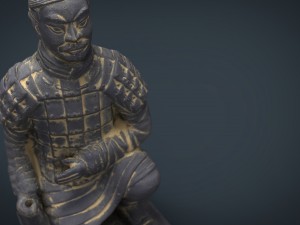 terracotta warriors archer Model 3D