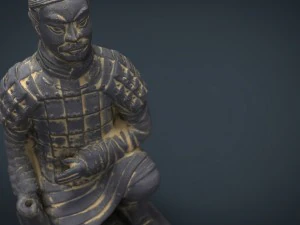 terracotta warriors archer 3D Model