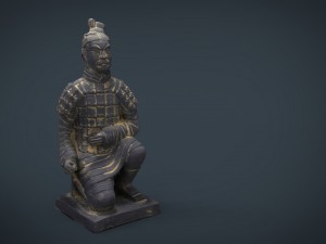 terracotta warriors archer Model 3D