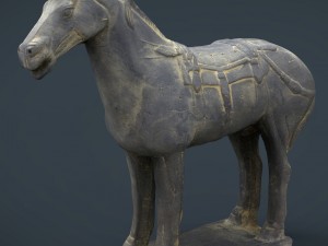 terracotta warriors war horse 3D Model