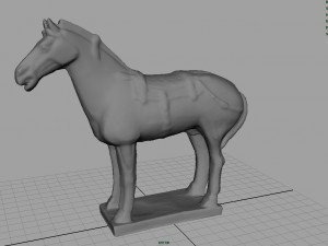 terracotta warriors war horse 3D Model