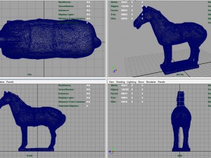 terracotta warriors war horse 3D Model