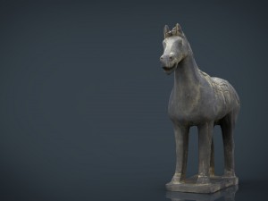 terracotta warriors war horse 3D Model