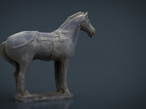 terracotta warriors war horse 3D Model